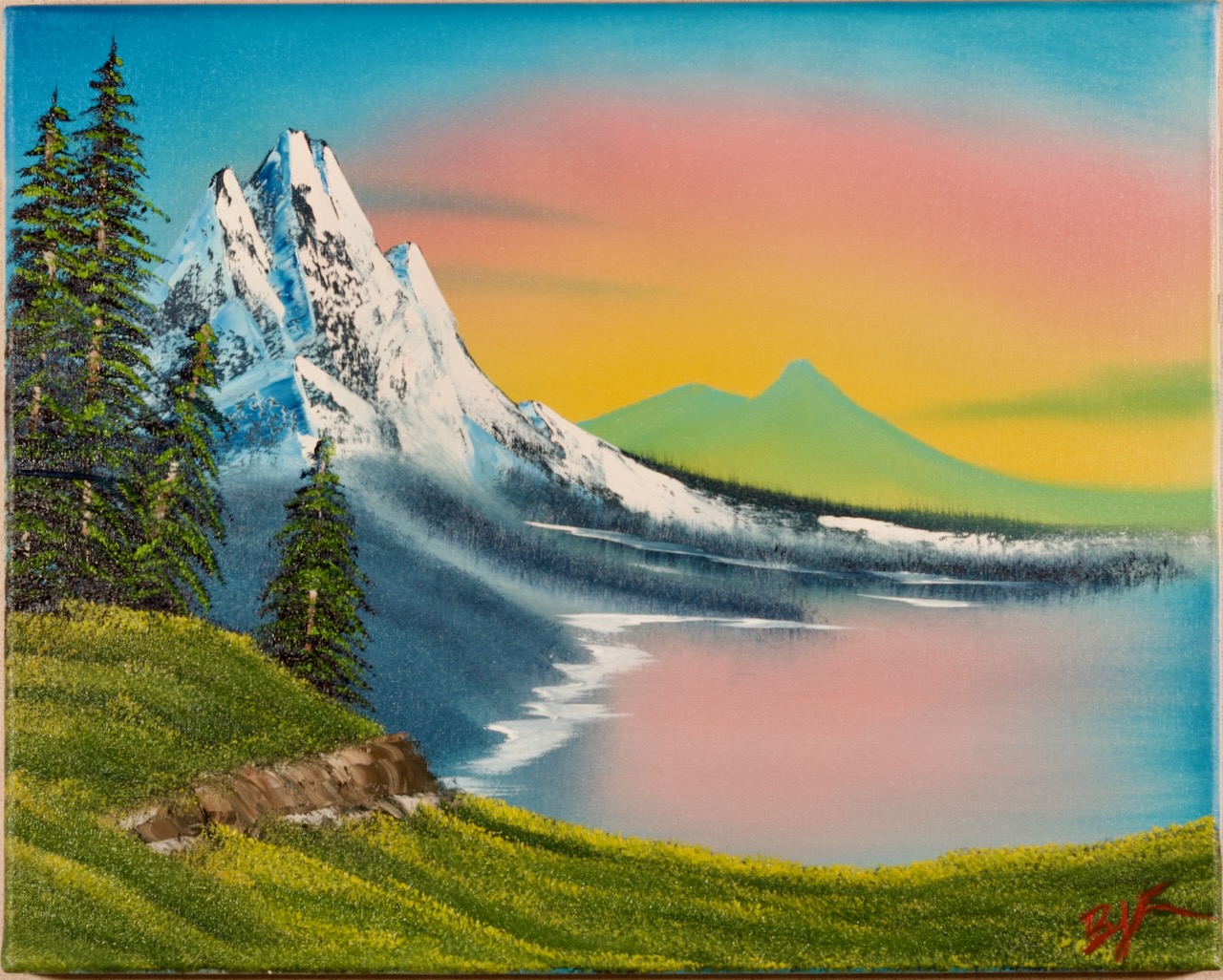 Sunrise Over Jagged Peaks