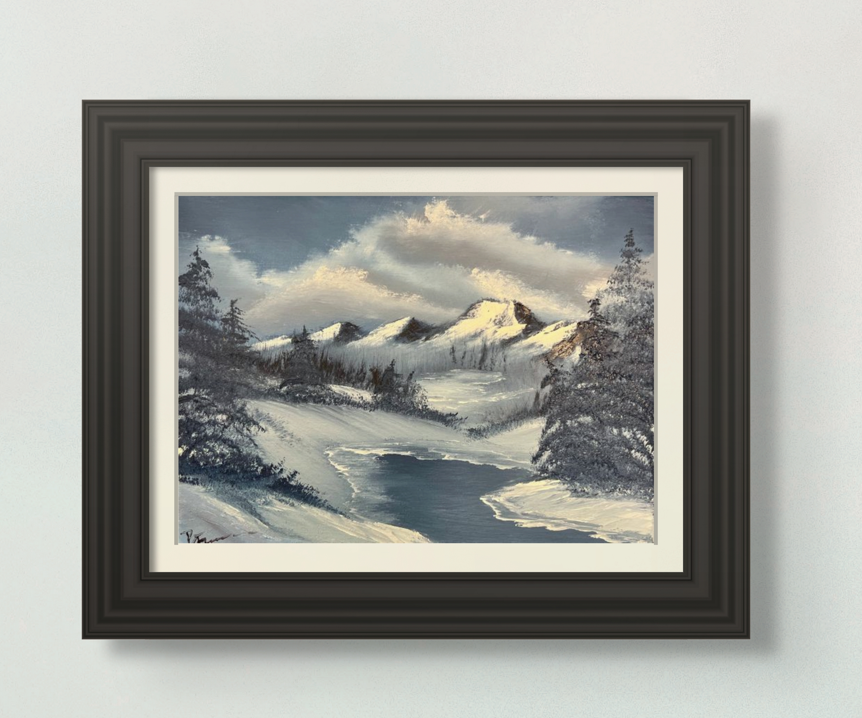 Small Painting with Plant